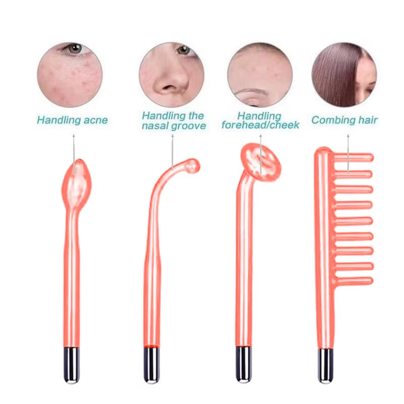 Skin Tightening Facial Wand High Frequency Visible Beautiful Skin