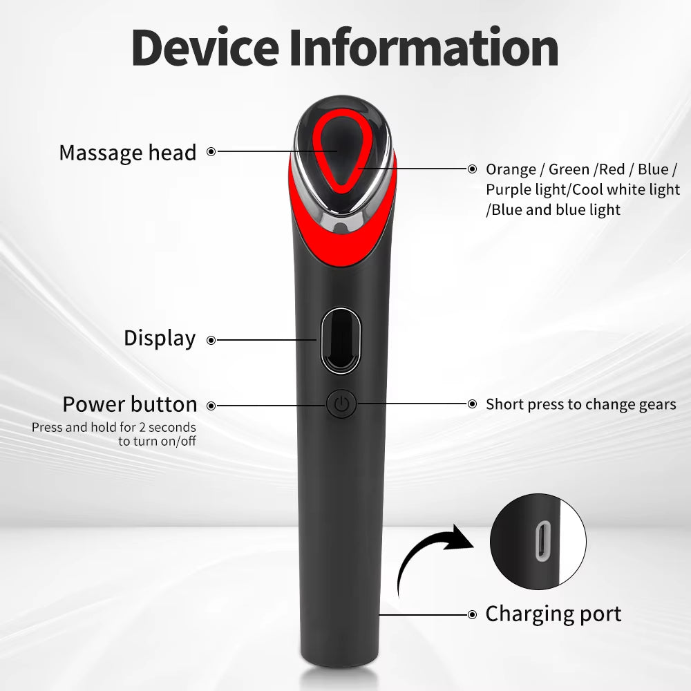 Facial Neck Lifting Massage Removes Eye Bags Wrinkles Anti-Aging Age R Booster Pro for Skin Care Home Use Beauty Equipment