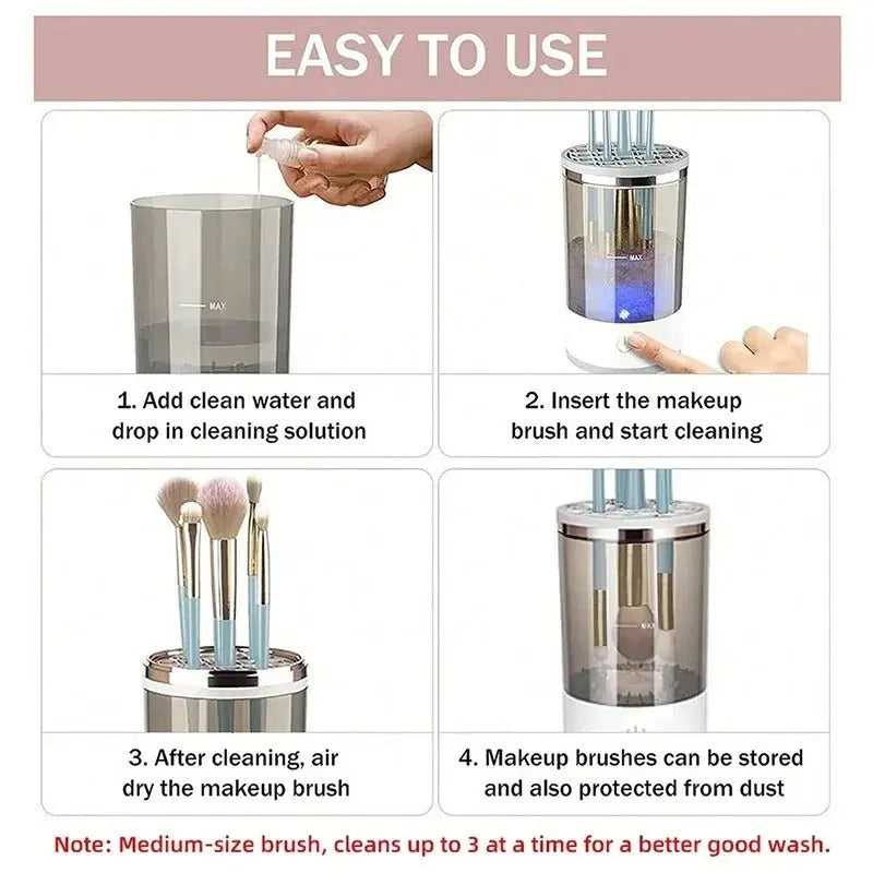 Portable Electric Cosmetic Brush Cleaner - sknovaglow.comMy Store#original_value#
